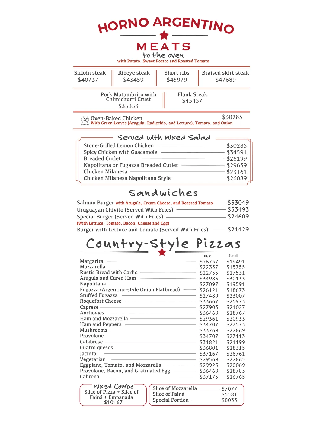 Menu — Page 3
