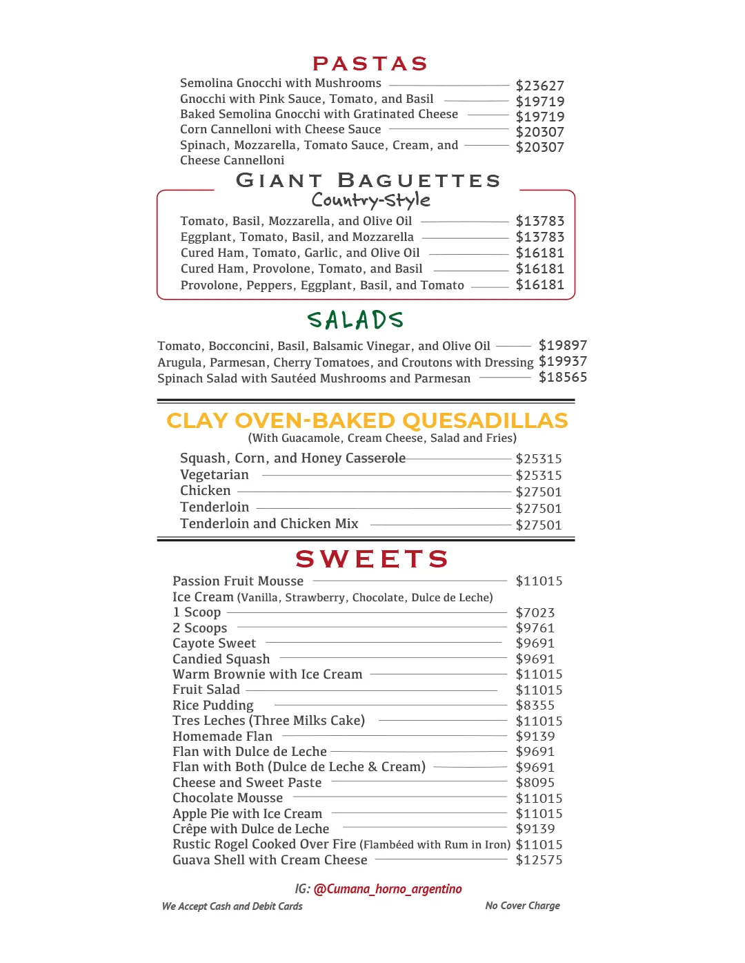 Menu — Page 4