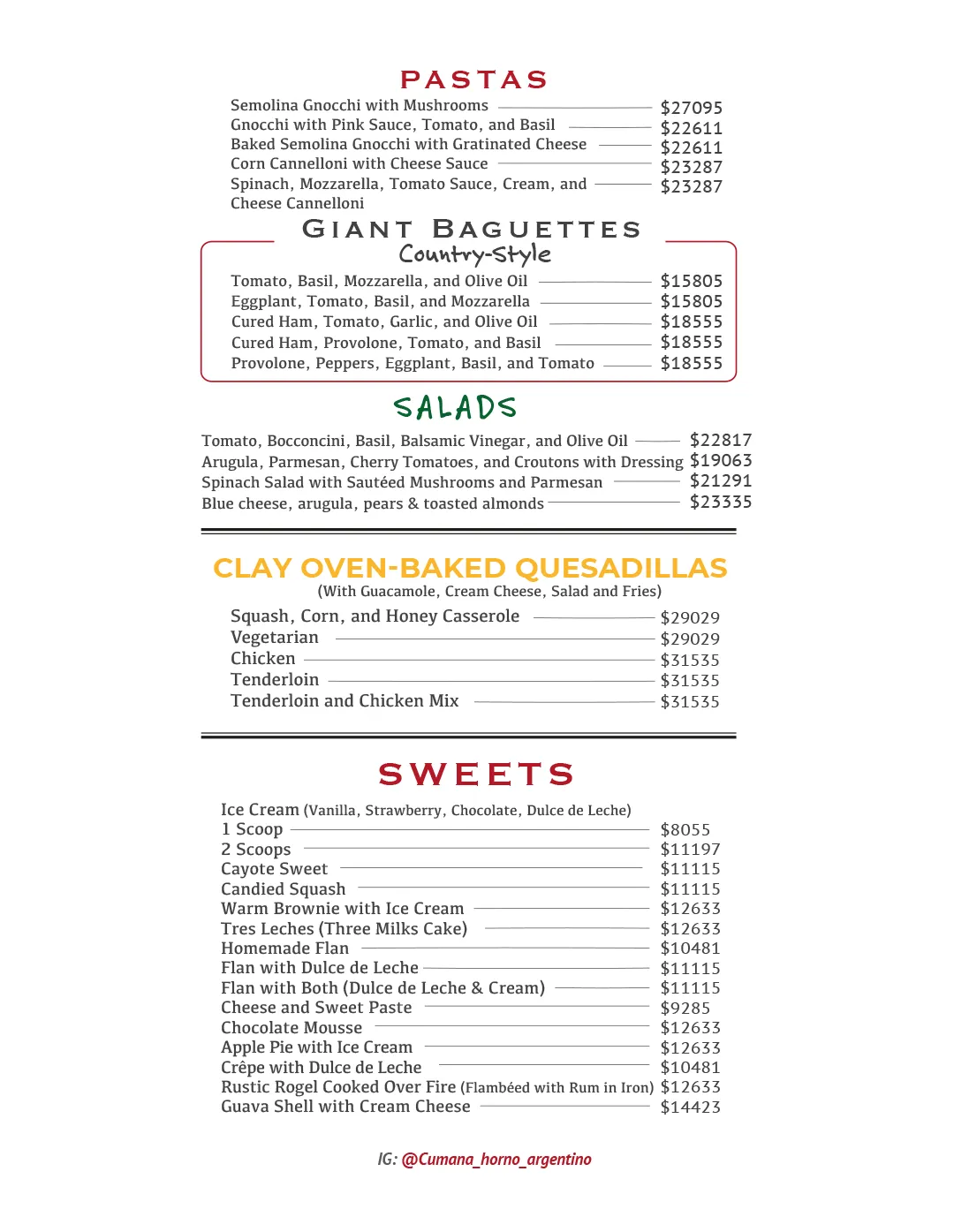 Menu — Page 4