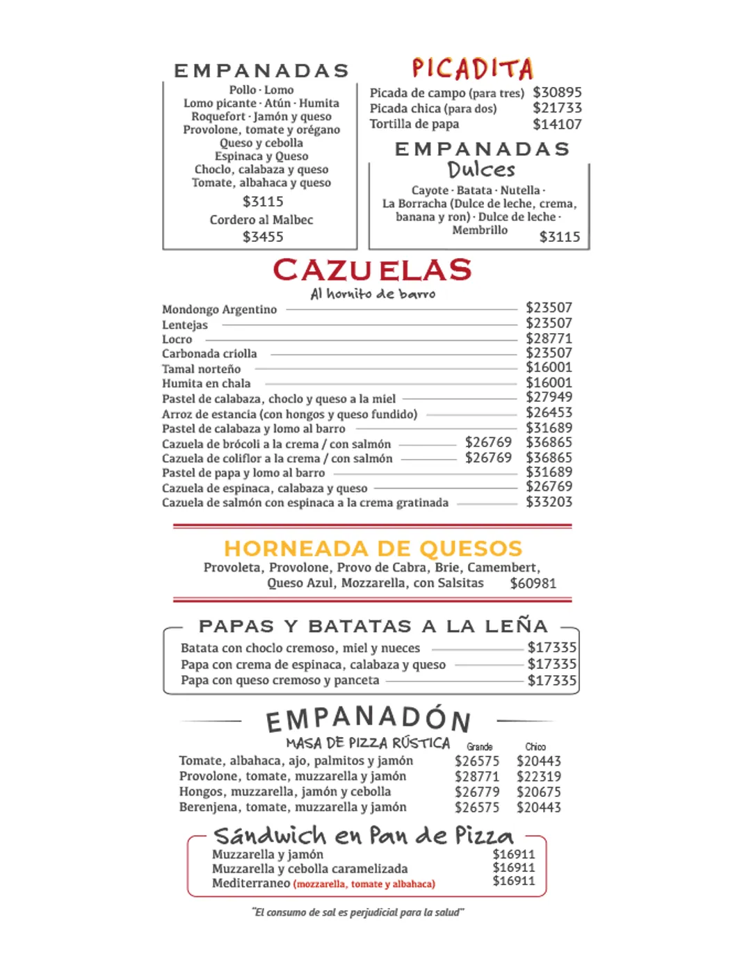 Menú — Página 2